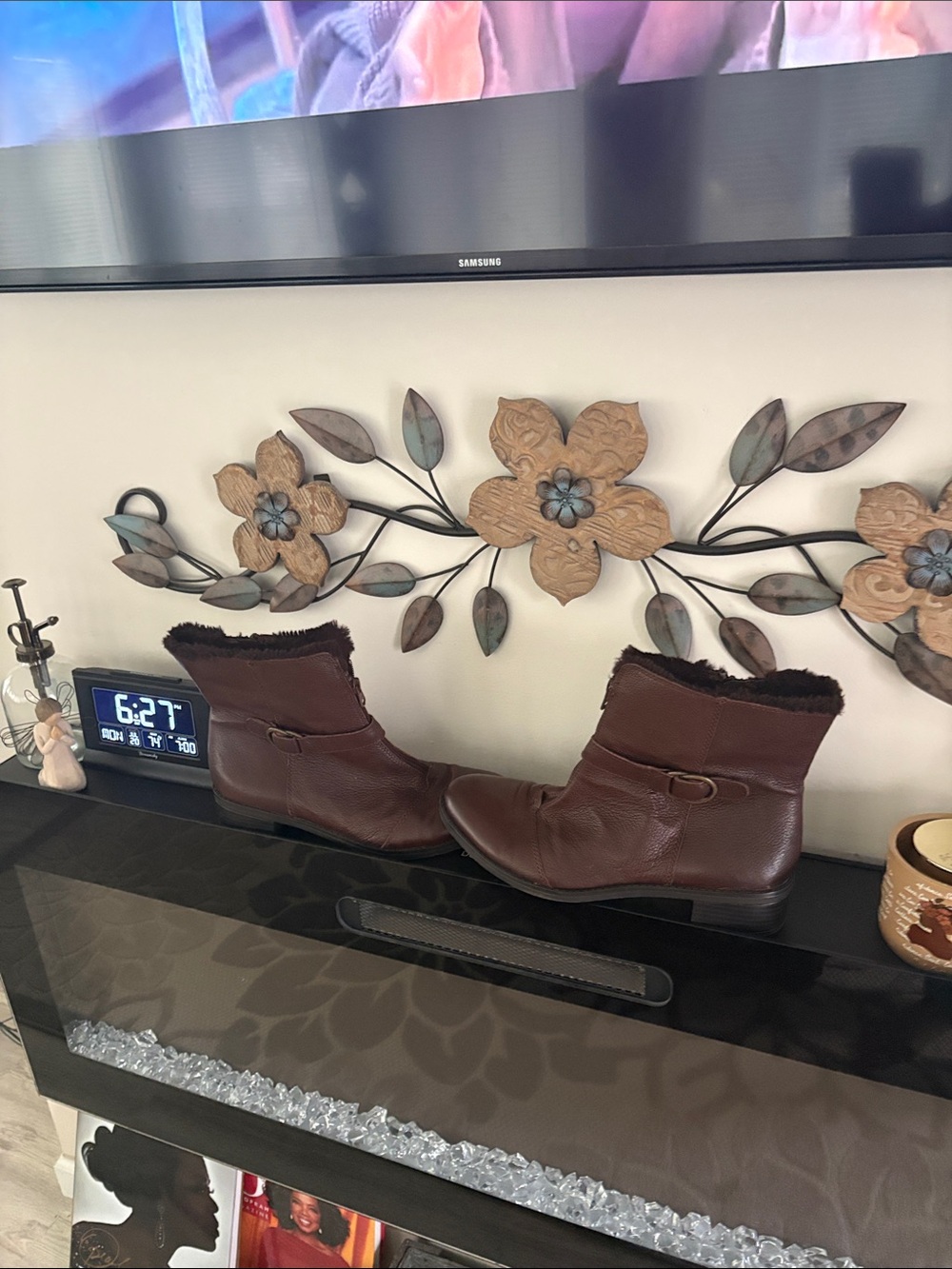 Naturalizer Brown Leather Ankle Boot